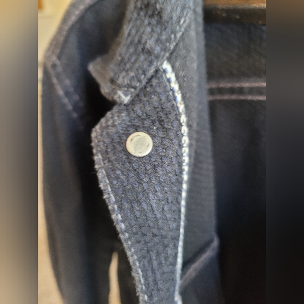 Sashiko Type-II (with pleats) Black X Black, by Pure Blue Japan - Picture 5 of 10